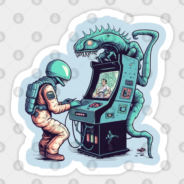 Space Larry 2.0 Sticker by apsi